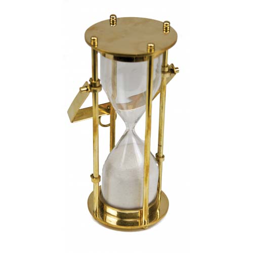 #MDBB-1085 - Brass 10 minute Admiralty Sand Timer - Treasures 2 Remember